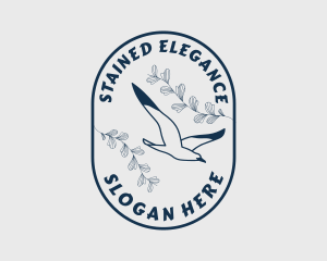 Elegant Bird Yoga logo design