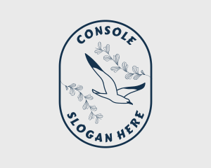 Eco Friendly - Elegant Bird Yoga logo design