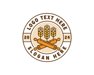 Wheat Flour Crops  Logo