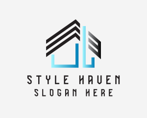 Hostel - Minimalist Modern House logo design