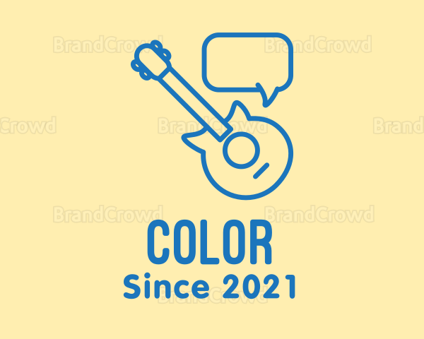 Blue Guitar Chat Logo