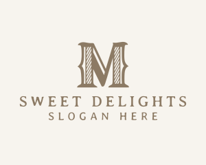 Premium Elegant Boutique Letter M Logo