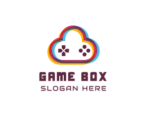 Xbox - Game Cloud Controller logo design