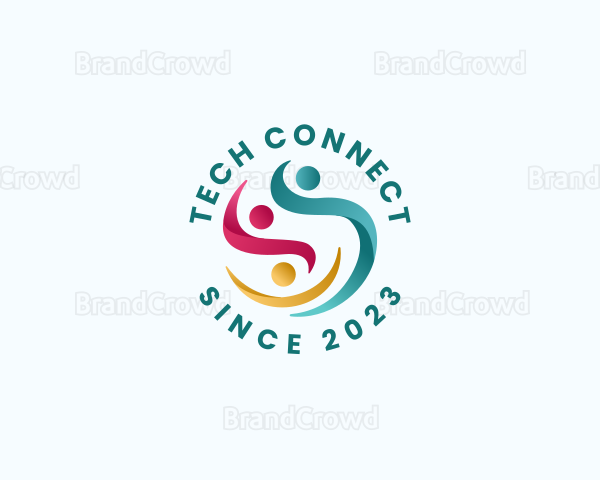 Community People Volunteer Logo