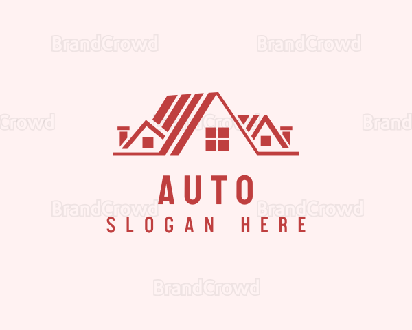 House Roof Apartment Logo