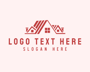 Manor - House Roof Apartment logo design