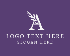 Lifestyle - Beauty Esthetician Letter A logo design