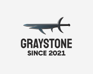 Gray - Gray Shark Sword logo design