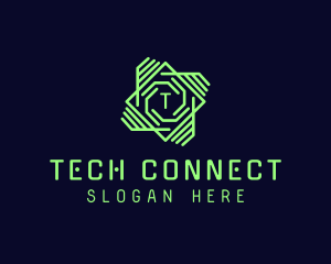 Neon - Digital Tech Network logo design