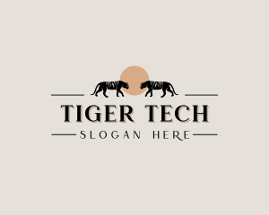 Wild Tiger Feline logo design