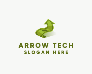 Arrow Dollar Money logo design