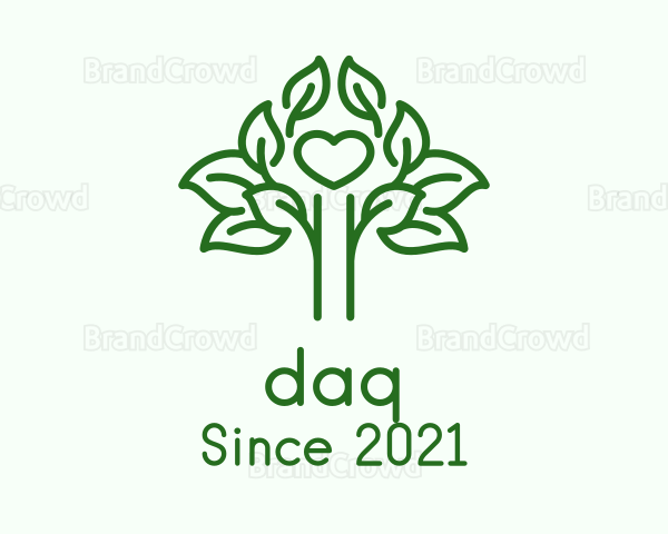 Green Tree Heart Logo