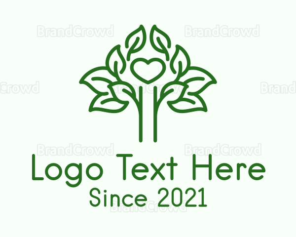 Green Tree Heart Logo