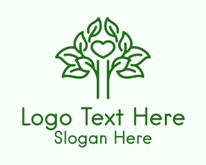 Green Tree Heart Logo