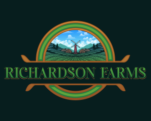 Agriculture Farming Field logo design