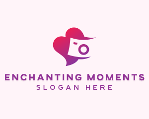 Romantic - Romantic Photographer Camera logo design