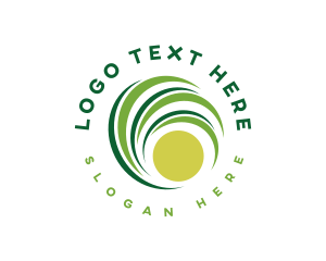 Eco - Nature Grass Leaf logo design