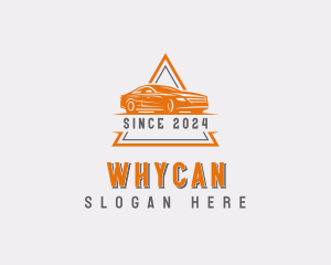 Sedan Vehicle Rideshare Logo