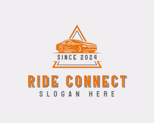 Rideshare - Sedan Vehicle Rideshare logo design