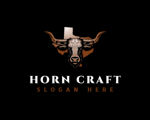 Texas Long Horn logo design