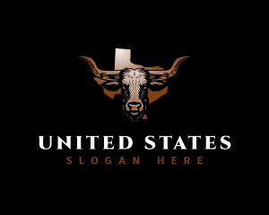 Texas Long Horn logo design