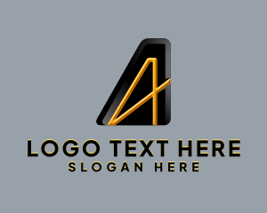 Tech - Modern Elegant Business Letter A logo design