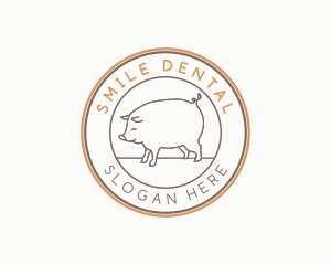 Pig Animal Livestock Logo