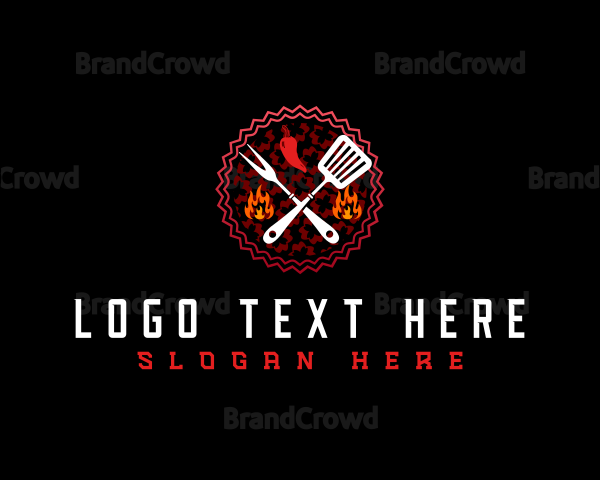 Sizzling Grill Cuisine Logo | BrandCrowd Logo Maker
