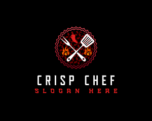 Sizzling Grill Cuisine logo design