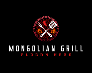 Sizzling Grill Cuisine logo design