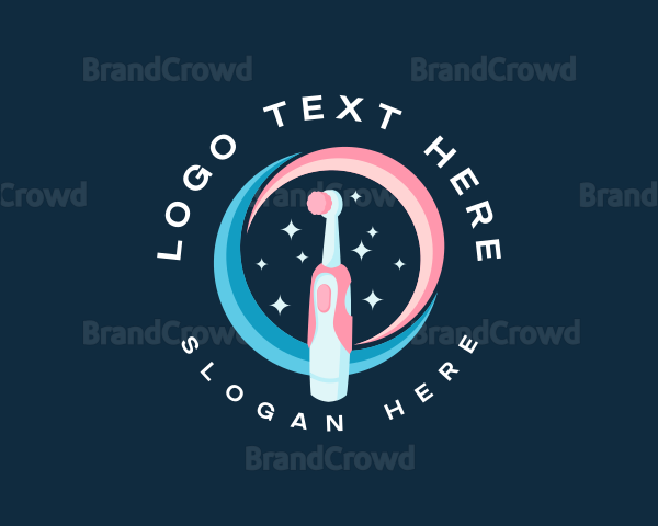 Sparkling Clean Toothbrush Logo