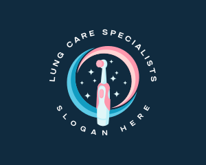 Sparkling Clean Toothbrush logo design