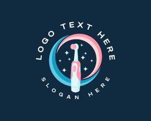 Clean - Sparkling Clean Toothbrush logo design