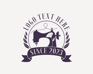 Tailoring - Sewing Machine DIY Tailoring logo design