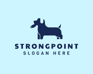 Vet - Blue Pet Dog Animal logo design