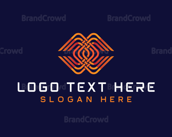 Digital Weave Letter C Logo