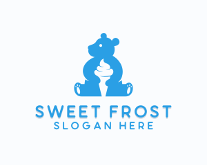 Sweet Bear Ice Cream logo design