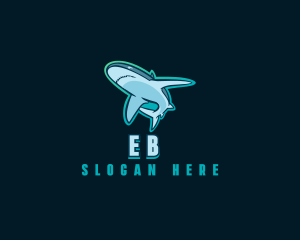 Fish - Tough Gaming Shark logo design