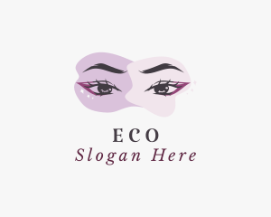 Contact Lens - Glam Beauty Eyelashes logo design