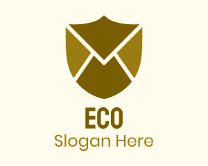 Mail Envelope Shield Logo