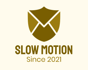 Mail Envelope Shield logo design