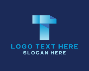Publisher - Startup Business letter T logo design