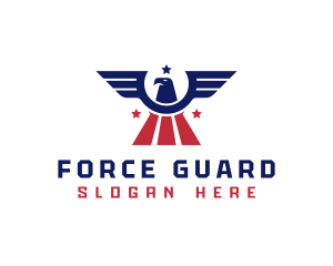 American Air Force Eagle logo design