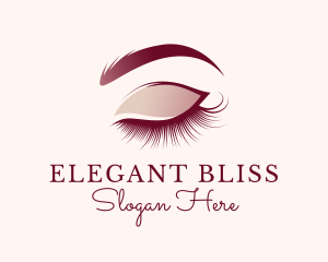 Elegant Eyelashes Eyeshadow Logo