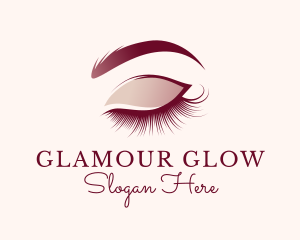 Eyeshadow - Elegant Eyelashes Eyeshadow logo design