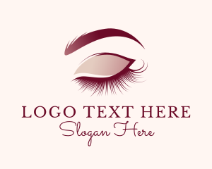 Elegant Eyelashes Eyeshadow Logo