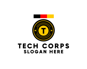 Corps - German Soldier Military Medal logo design