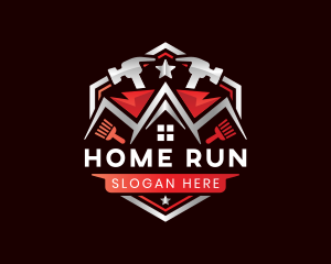 Hammer Home Renovation logo design