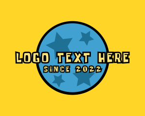 Toy - Kindergarten Ball Star Text logo design