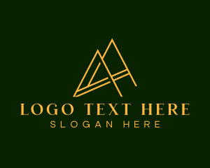 Monoline - Luxury Brand Letter A logo design